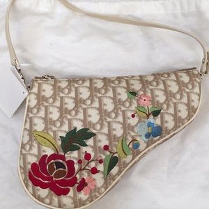 Never Used Dior Saddle bag with tag